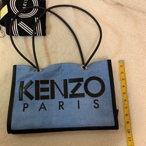Kenzo Blue and Black Shoulder Bag - Picture 14 of 16